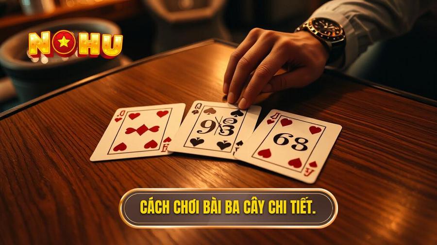 Cách chơi bài ba cây chi tiết.