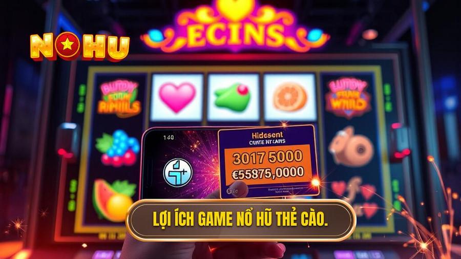 1. Lợi ích game nổ hũ thẻ cào.