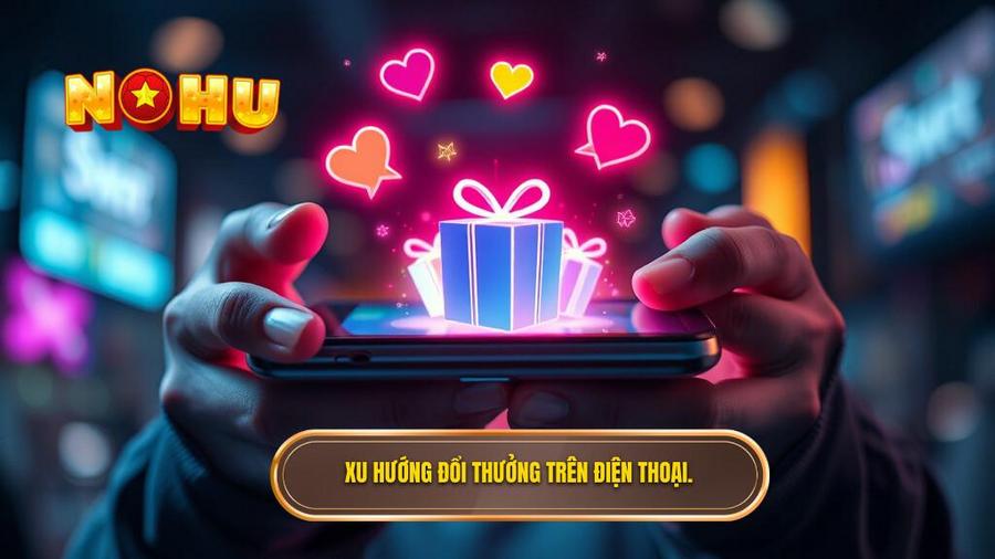 Xu hướng đổi thưởng trên điện thoại.